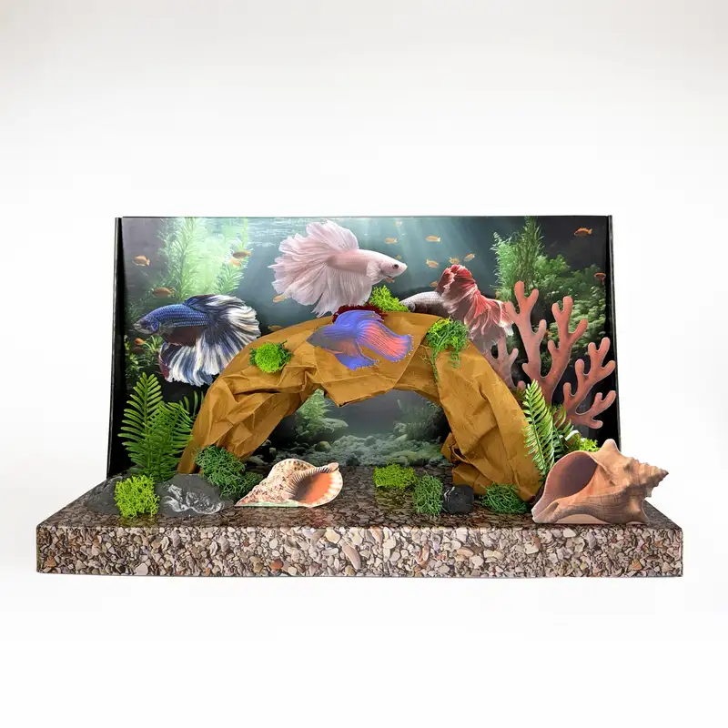 紙紮水族箱組-1